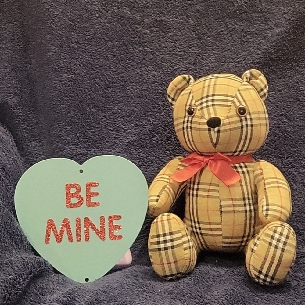 Propose with the Burberry Teddy Bear and Love Heart